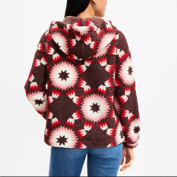 Loft Sunburst Sherpa Hoodie - Picture 2 of 7